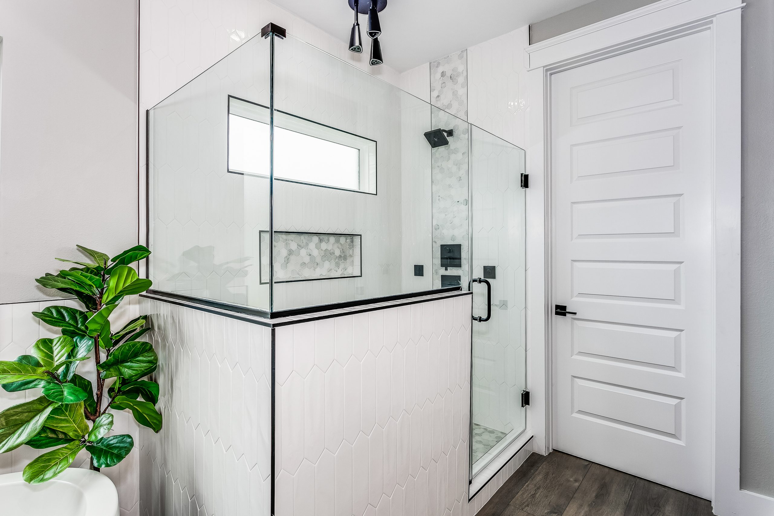 Master Shower in the 2021 HBA Dream Home