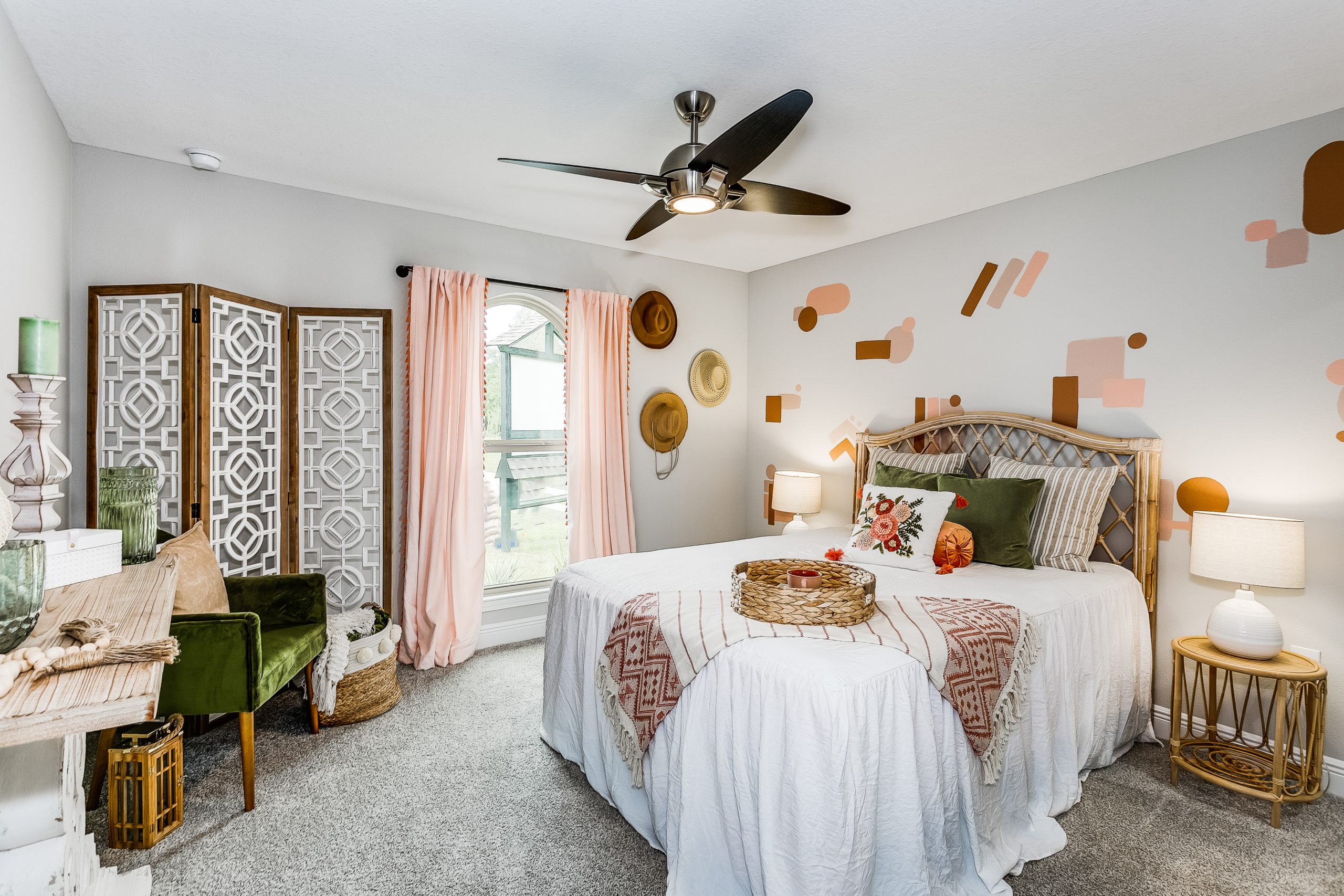 Guest Bedroom in the Yellow River Ranch Model Home - Seraphine Floor Plan